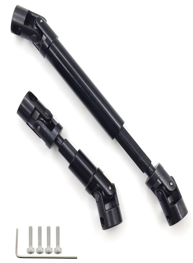 HOPLEX Steel RC Drive Shaft 2Pcs Center Drive Shaft for 1/24 RC Crawler Axial SCX24 Deadbolt AXI90081 Upgrate Part - Image 1